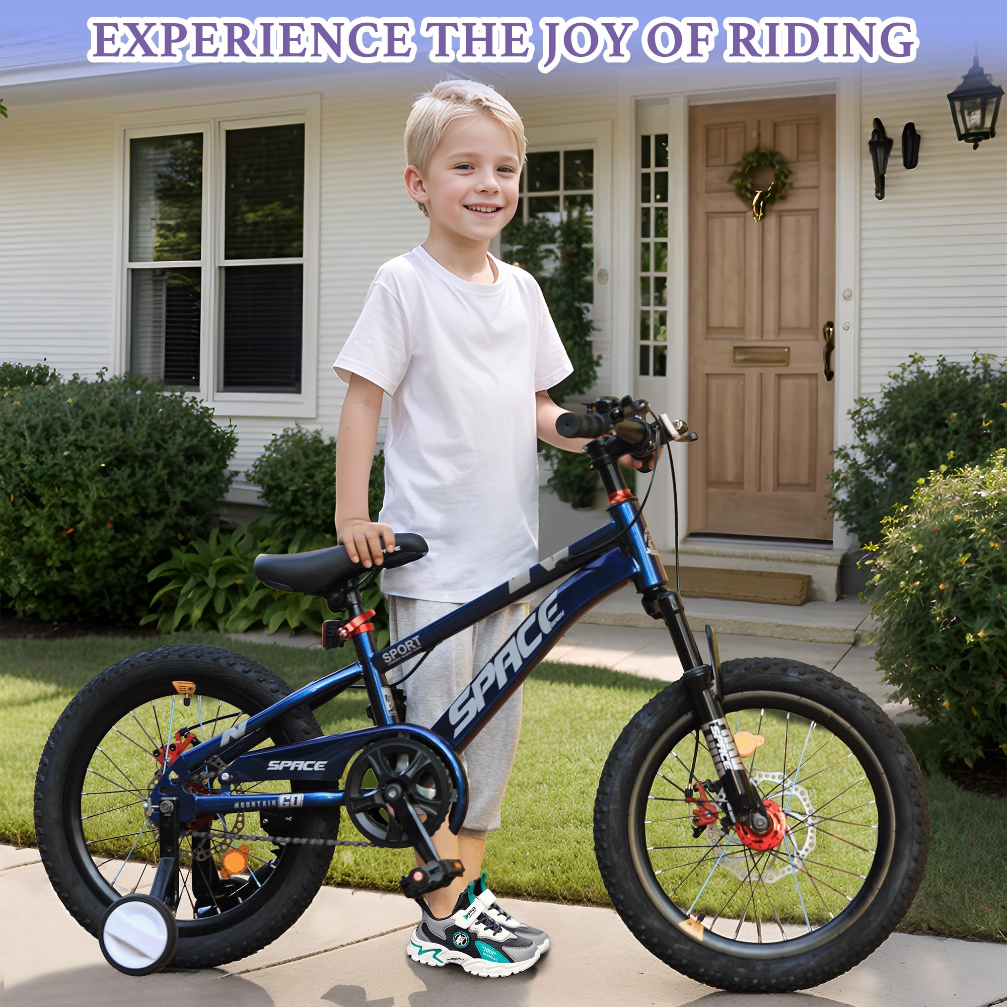 Padded seat of ONLYGU Kids Bike for comfort