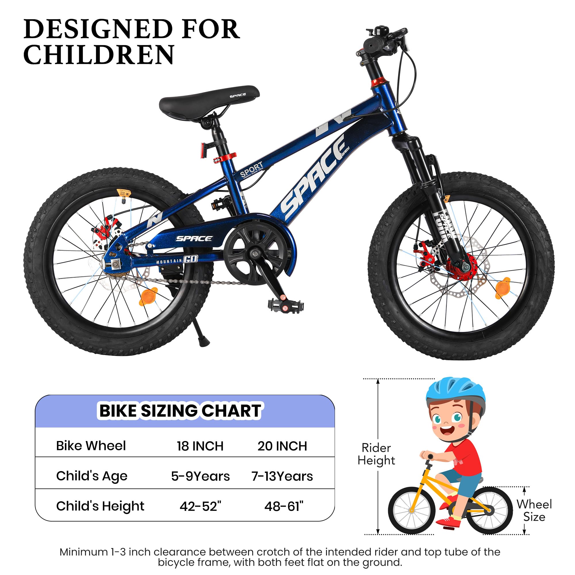 Unisex design for kids aged 5-9 on ONLYGU Bike