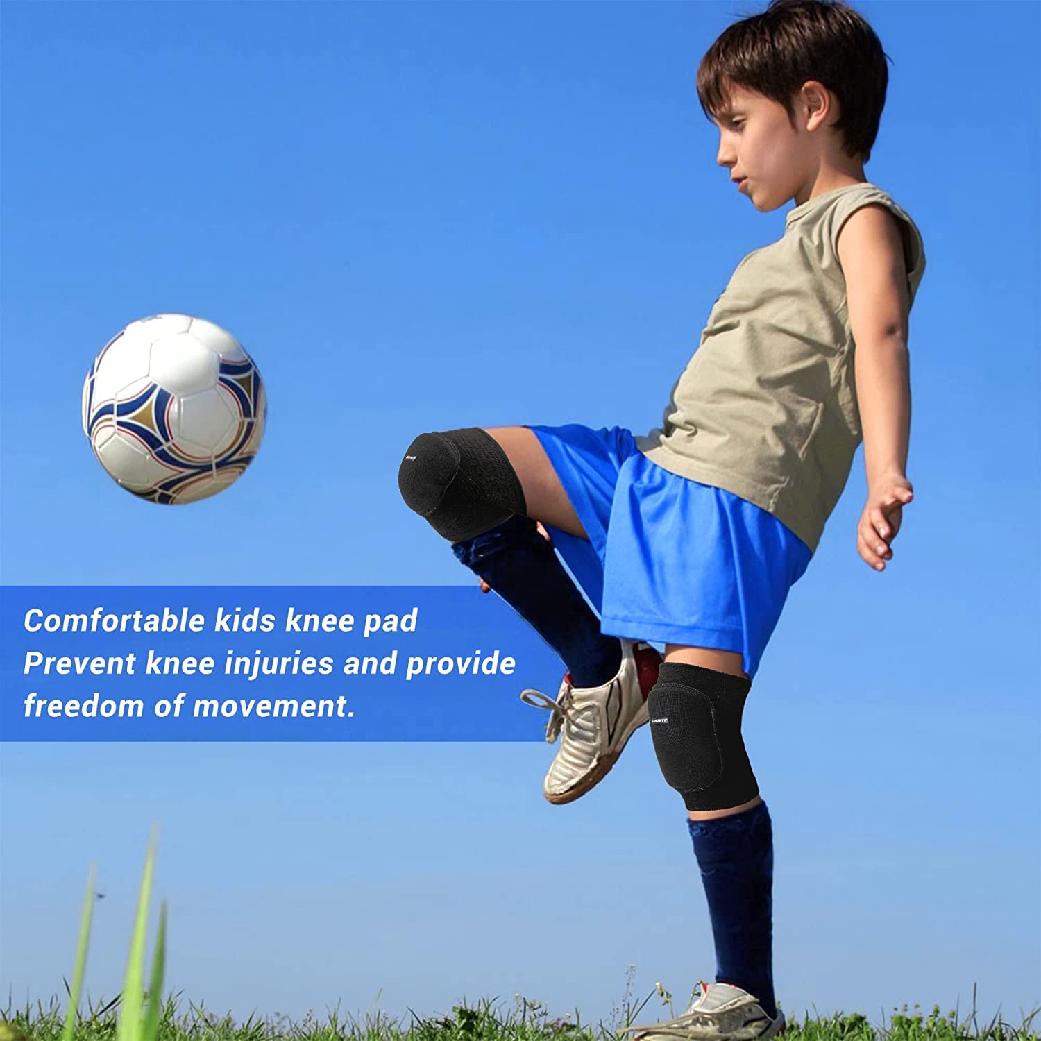 Knee protection pads for sports for kids image
