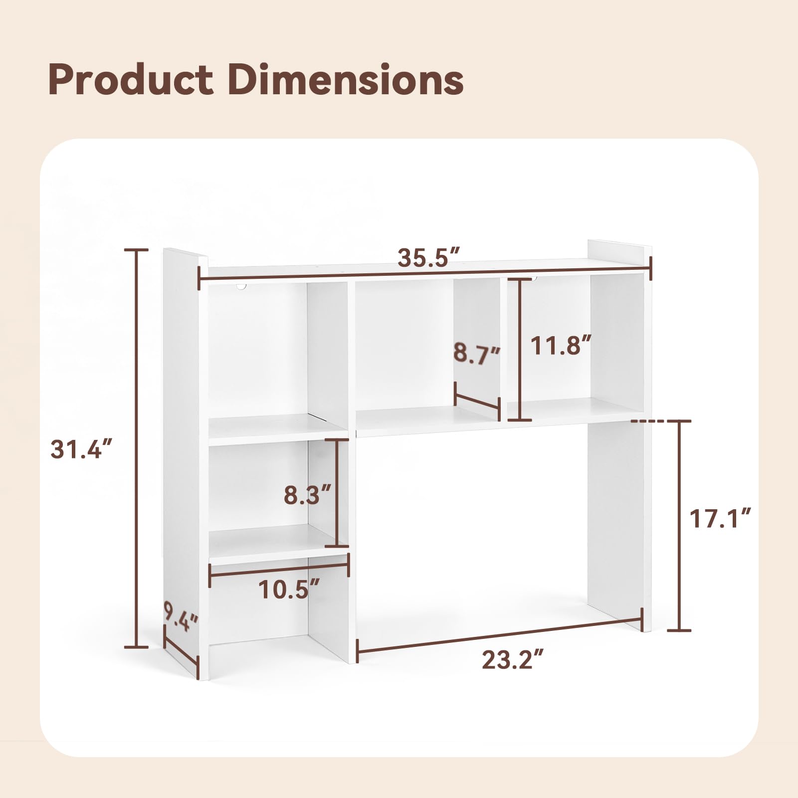 FSC-Certified engineered wood construction anti-topple dorm hutch