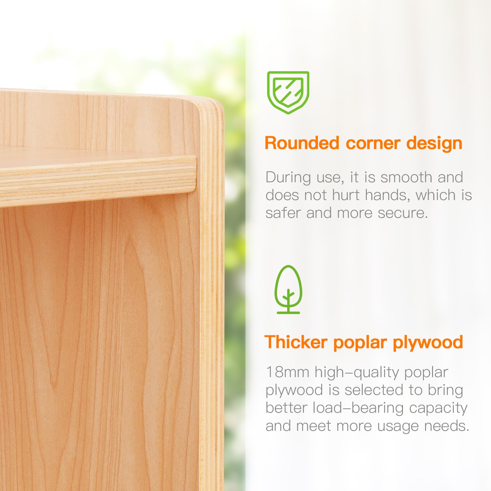 Compact Montessori furniture for toddlers