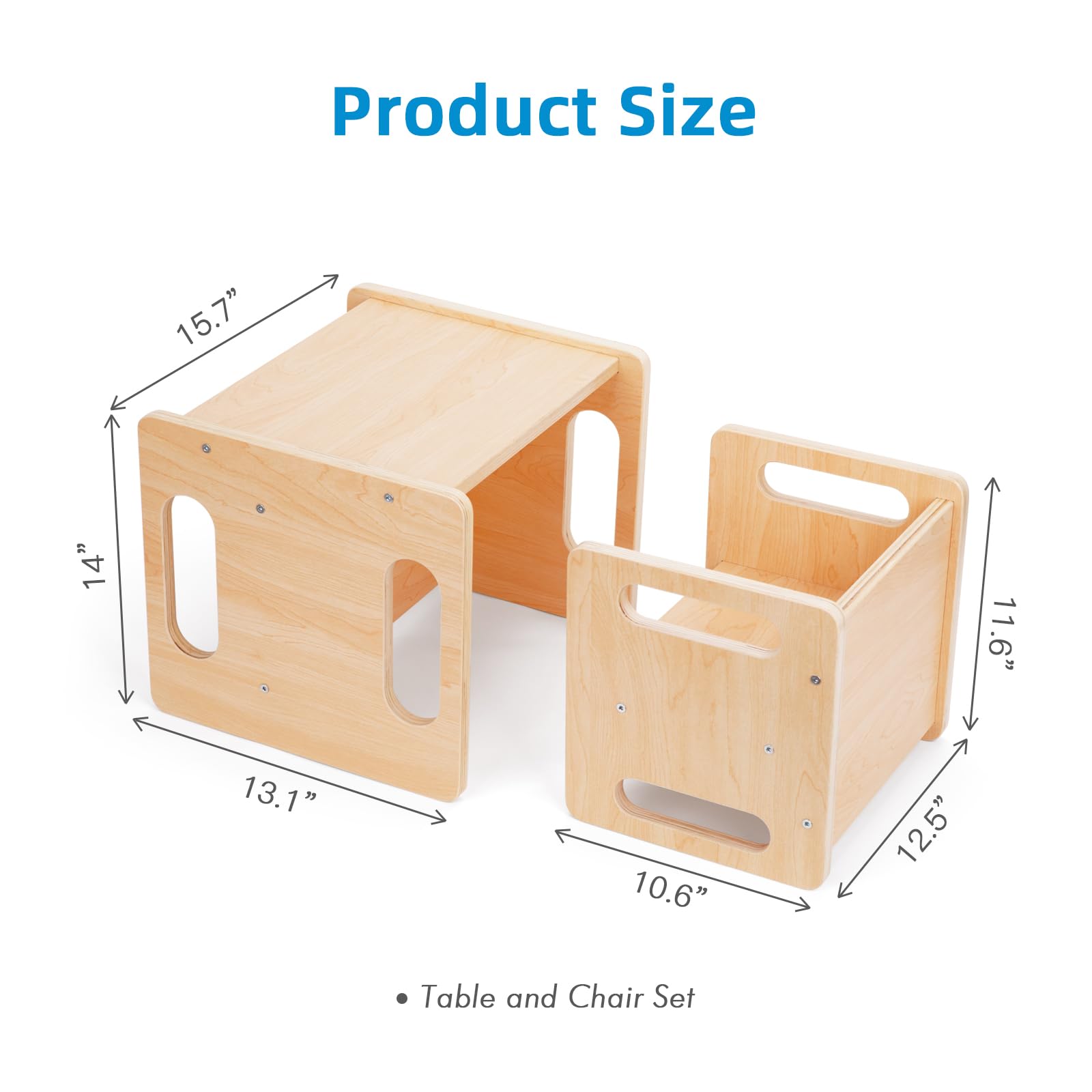 Mealtimes and learning activities on a compact table
