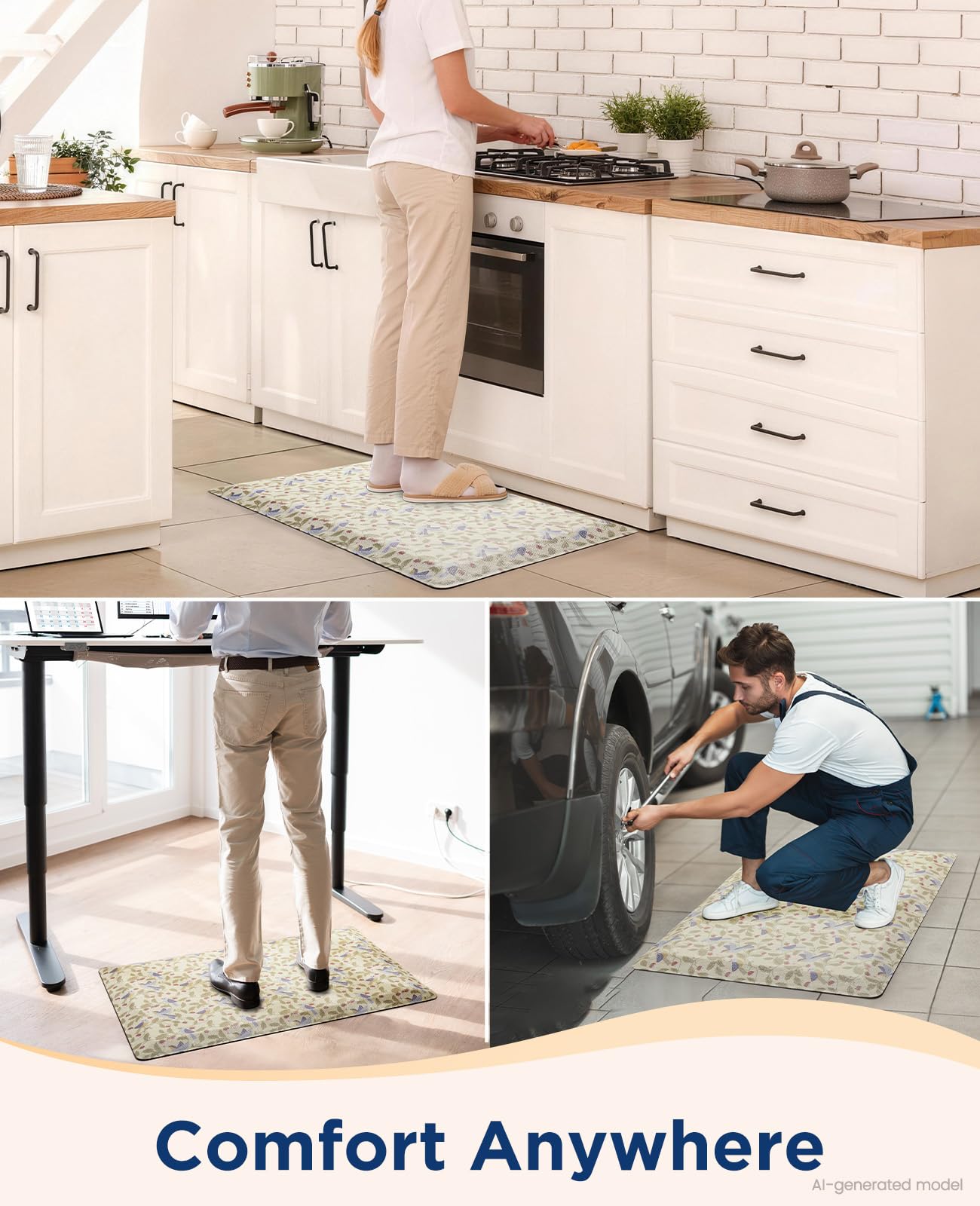 Ophanie 1.2mm PVC leather surface mat