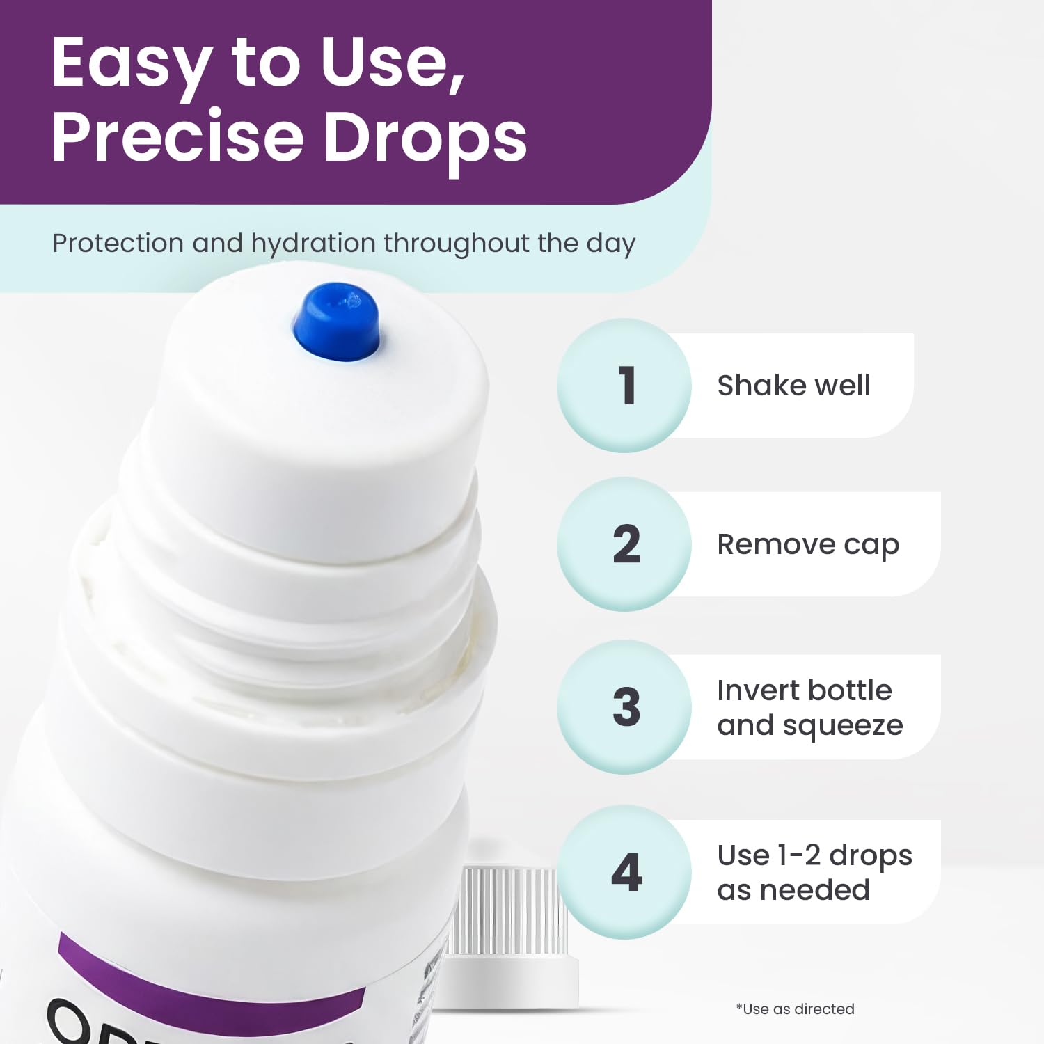 300 doses capacity of OPTASE Dry Eye Intense Drops