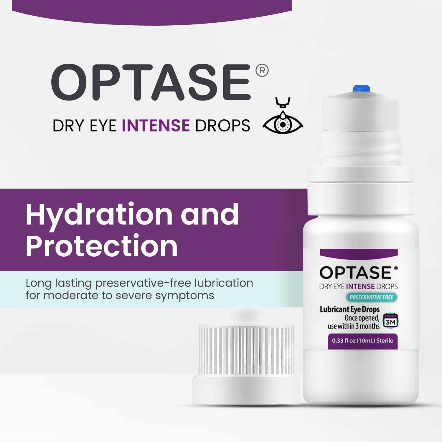 OPTASE eye drops compatible with most contact lenses