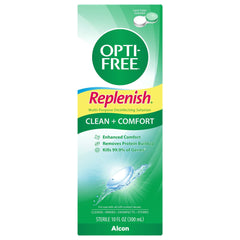 OPTI-FREE Replenish case included for contact lenses