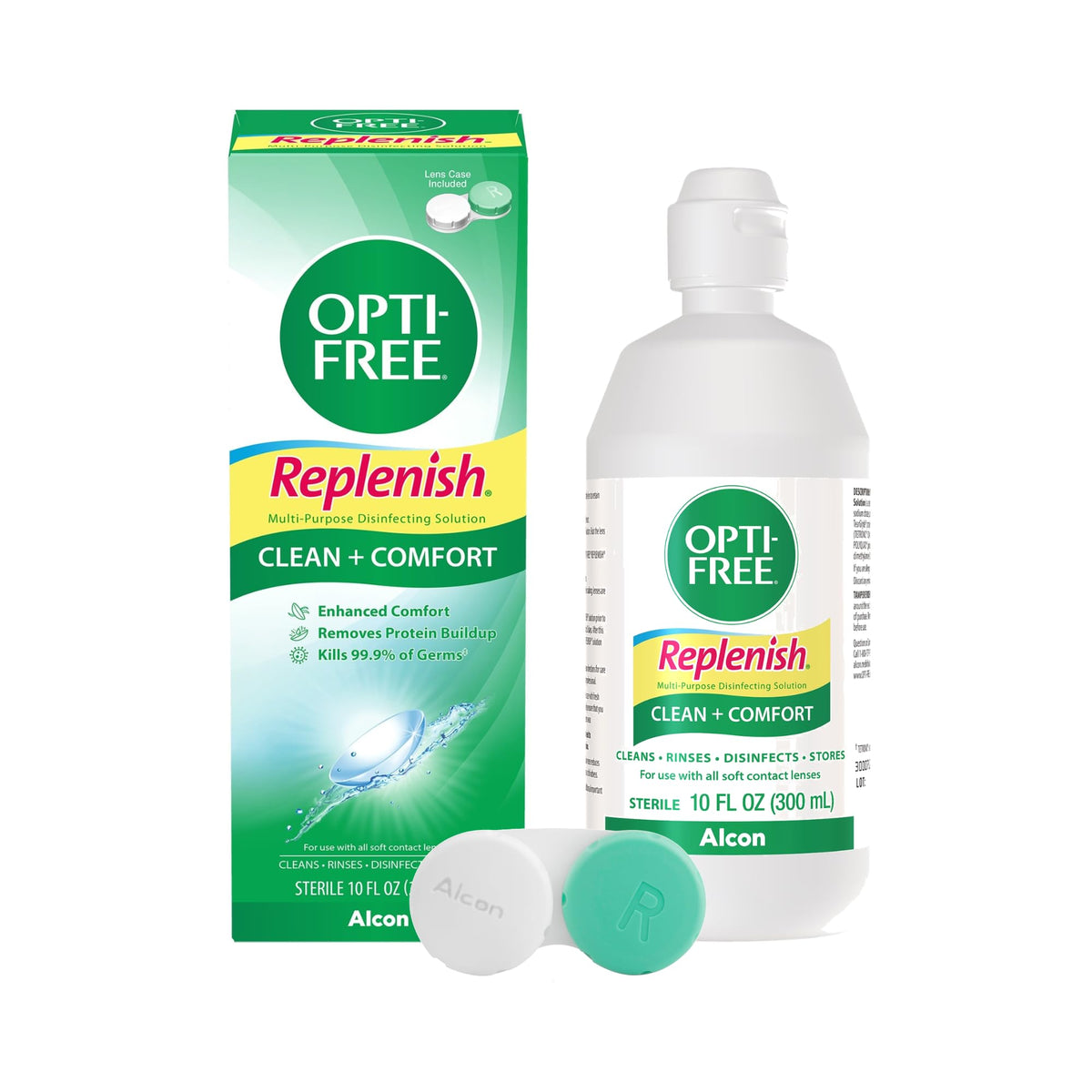 OPTI-FREE Replenish contact lens solution 10 oz