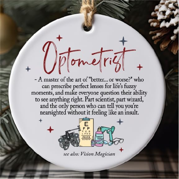 Optician assistant ornament for office decor