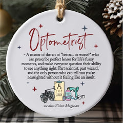 Optician assistant ornament for office decor