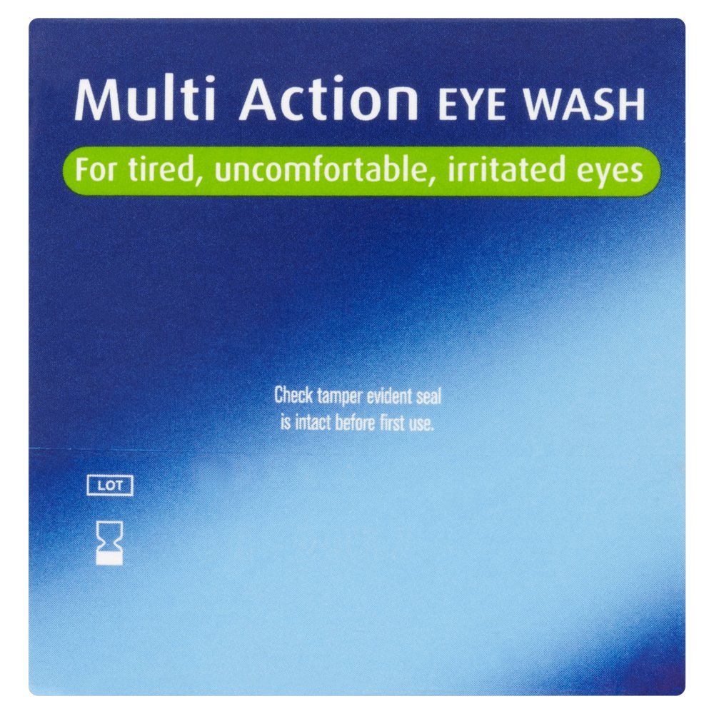 Optrex Multi-action Eye Wash 100ml bottle front