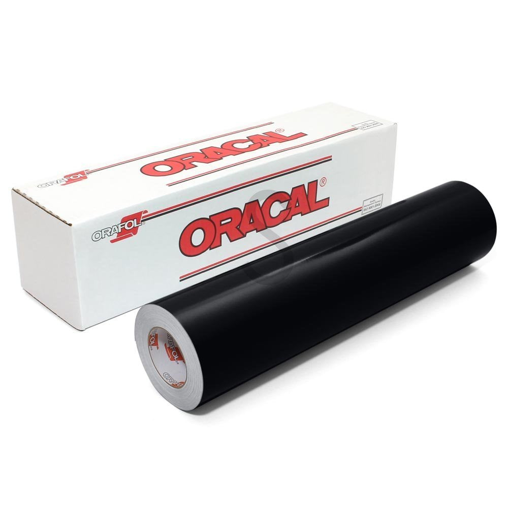Oracal 631 matte black removable vinyl roll 12x10ft for cutters