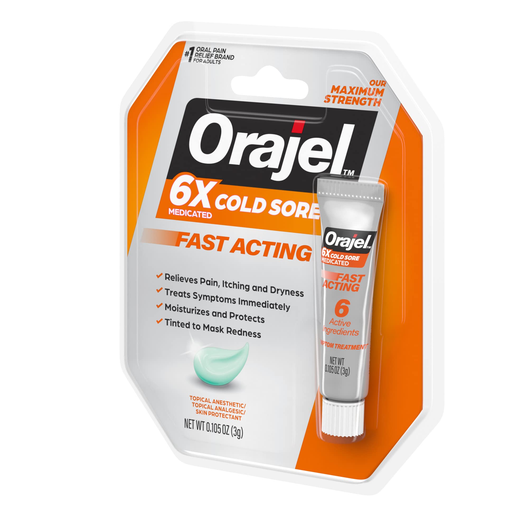 Orajel cold sore treatment bundle image