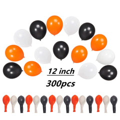 Orange 12 inch latex balloons 100 pieces