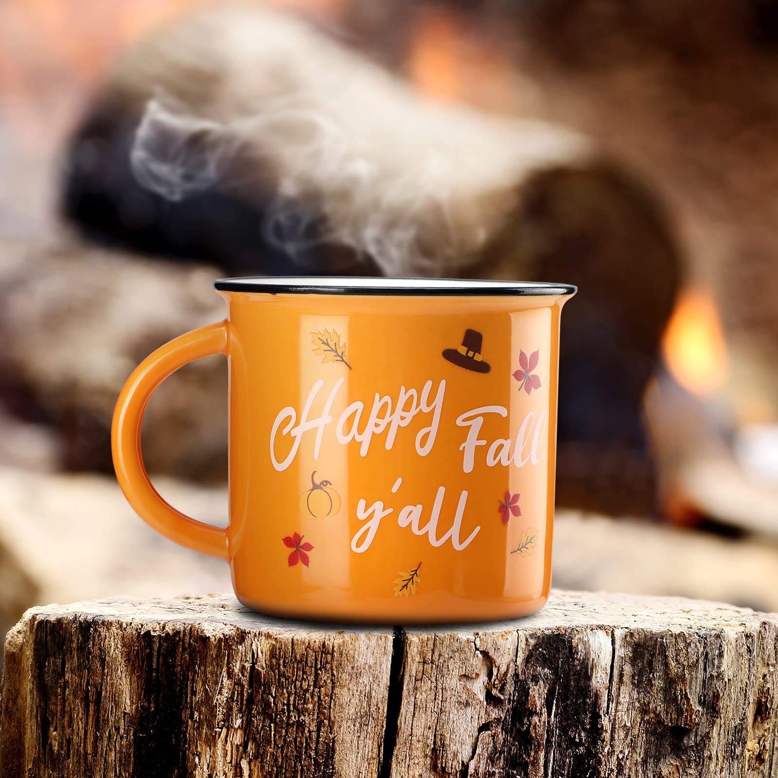 Smooth finish ceramic mugs for easy cleaning