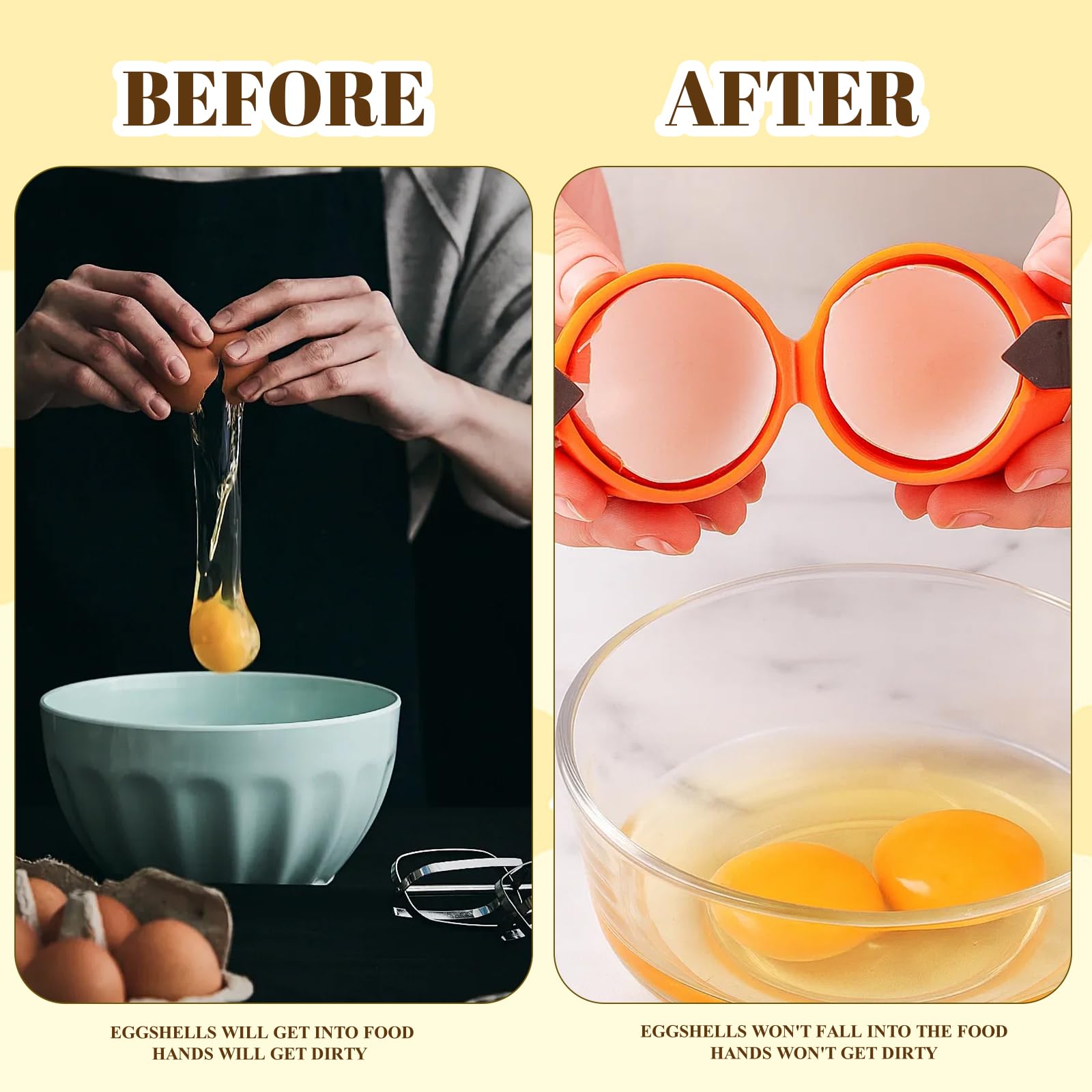 Egg shell opener for home cooks stainless steel