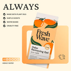 Orange 63 oz Fresh Wave gel refill container