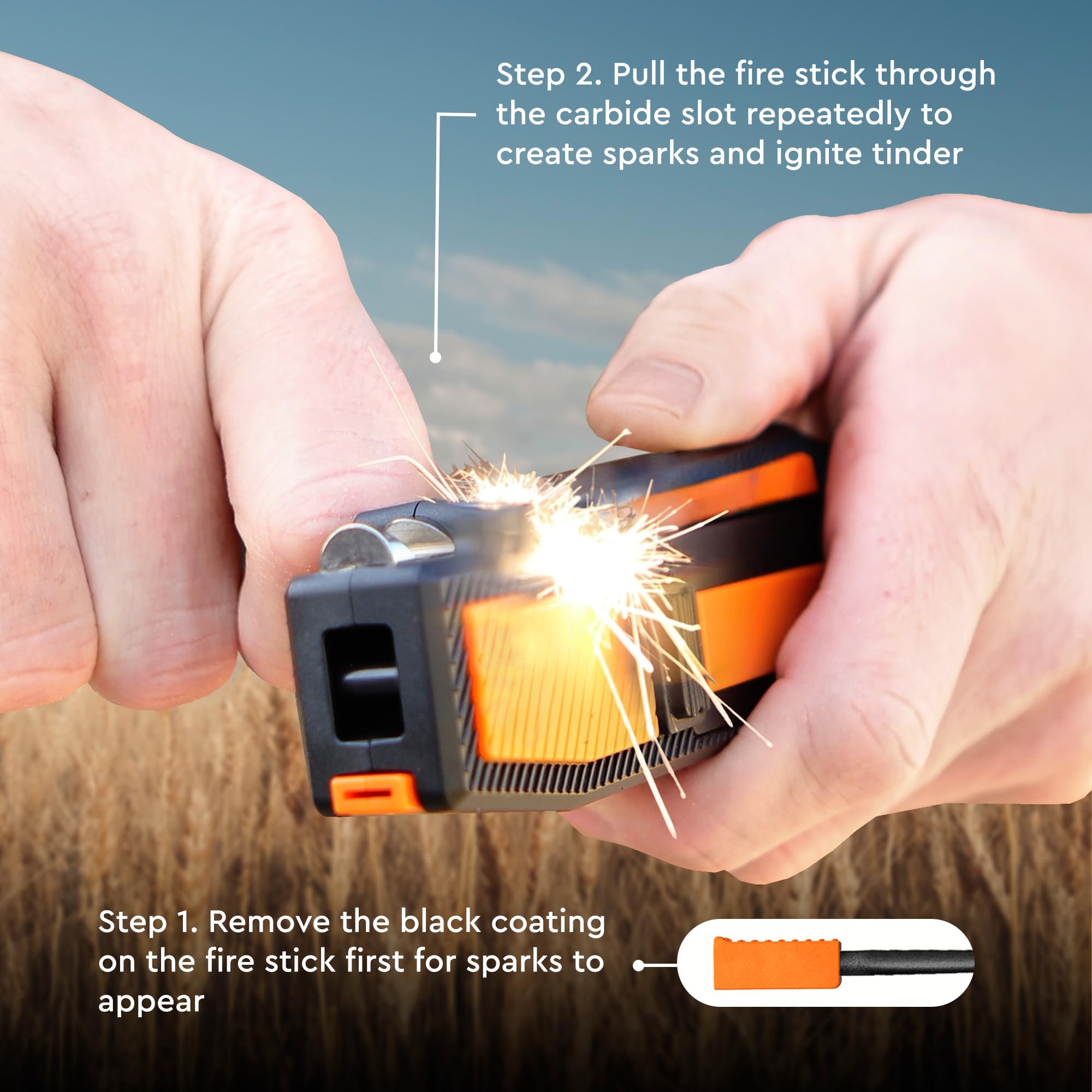 Orange Ninja carbide slot for quick touch ups