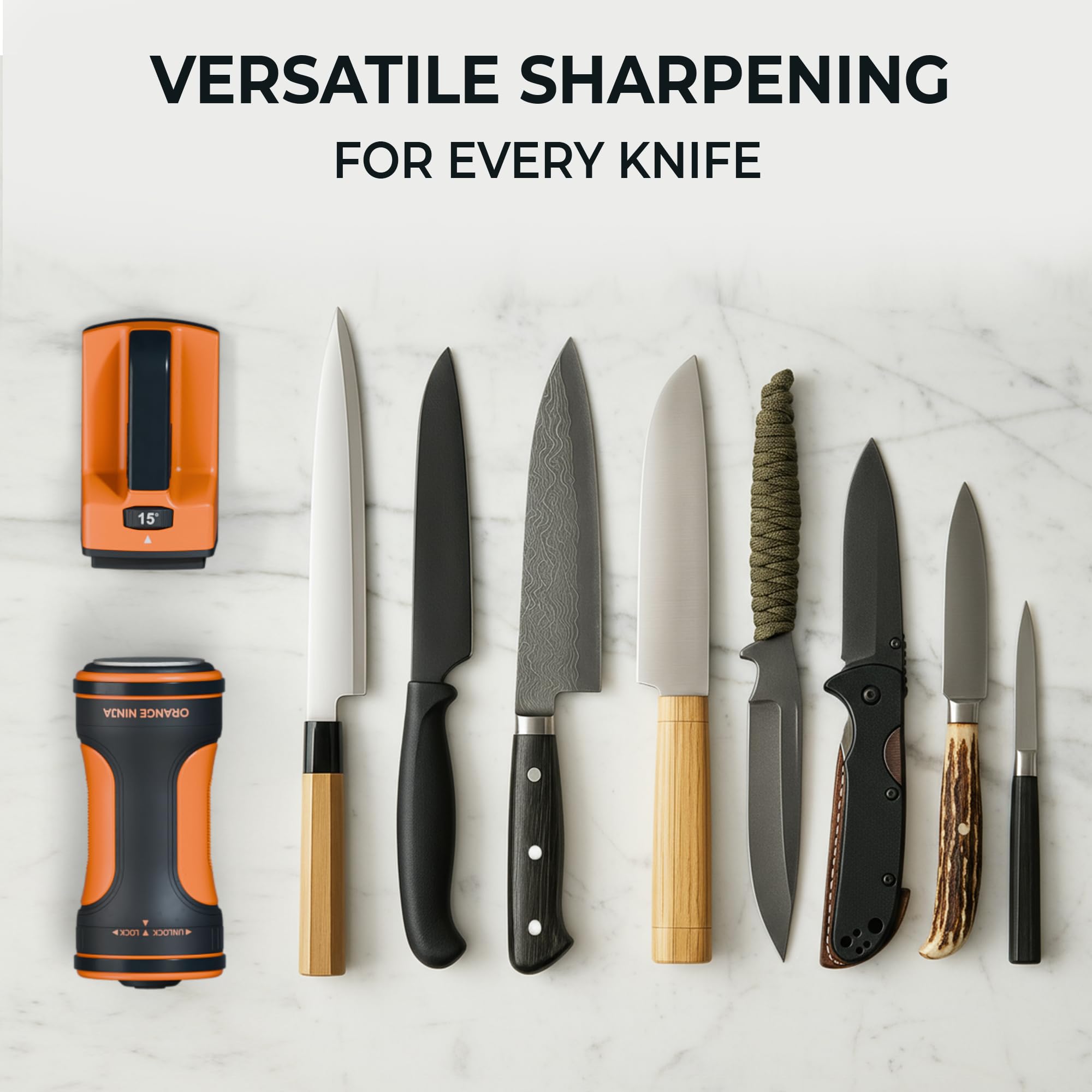Not for serrated knives