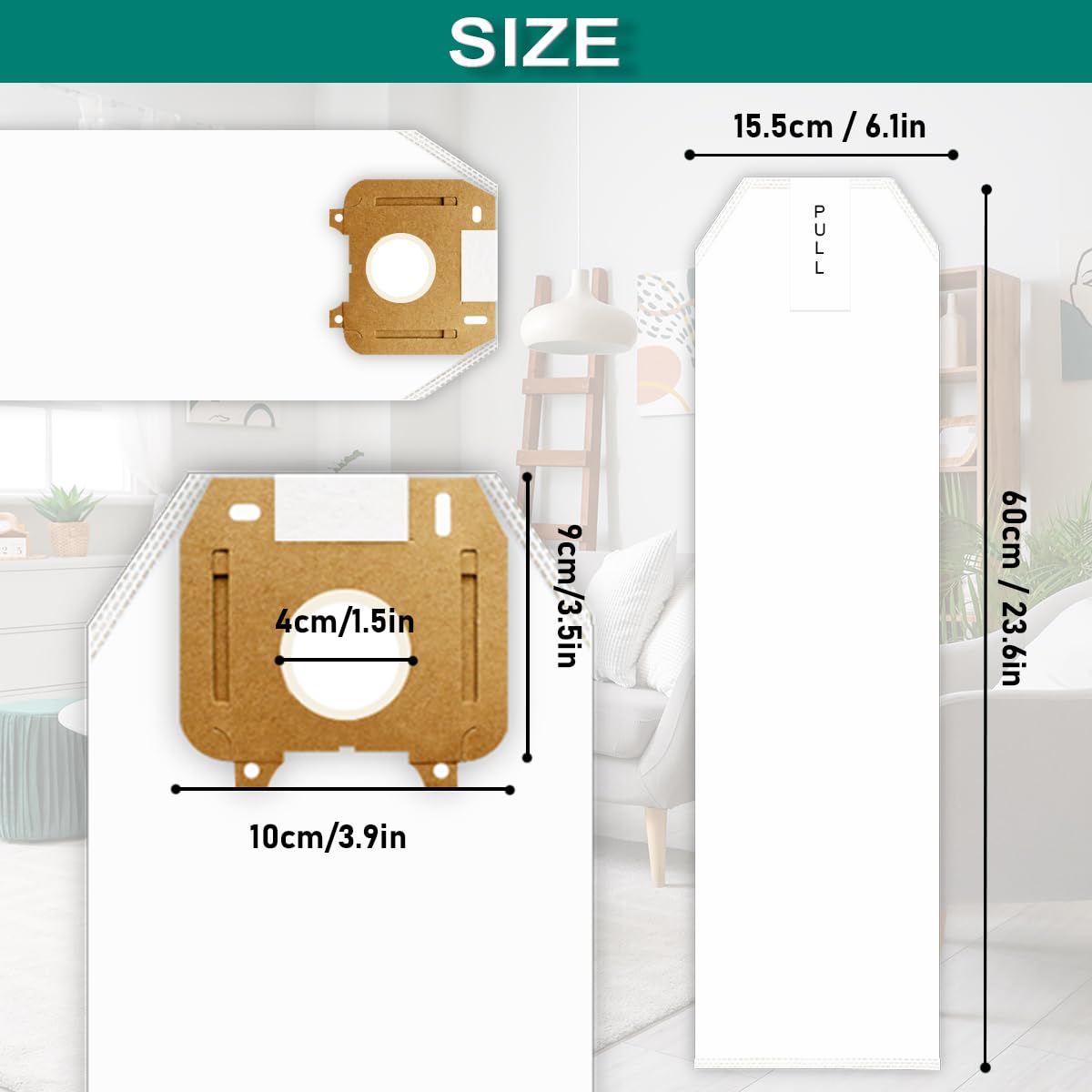 Oreck LW100LR Type LW HEPA vacuum bag