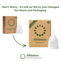 AllMatters OrganiCup allergy certified silicone