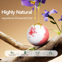 handmade spa bath bombs for women with essential oils