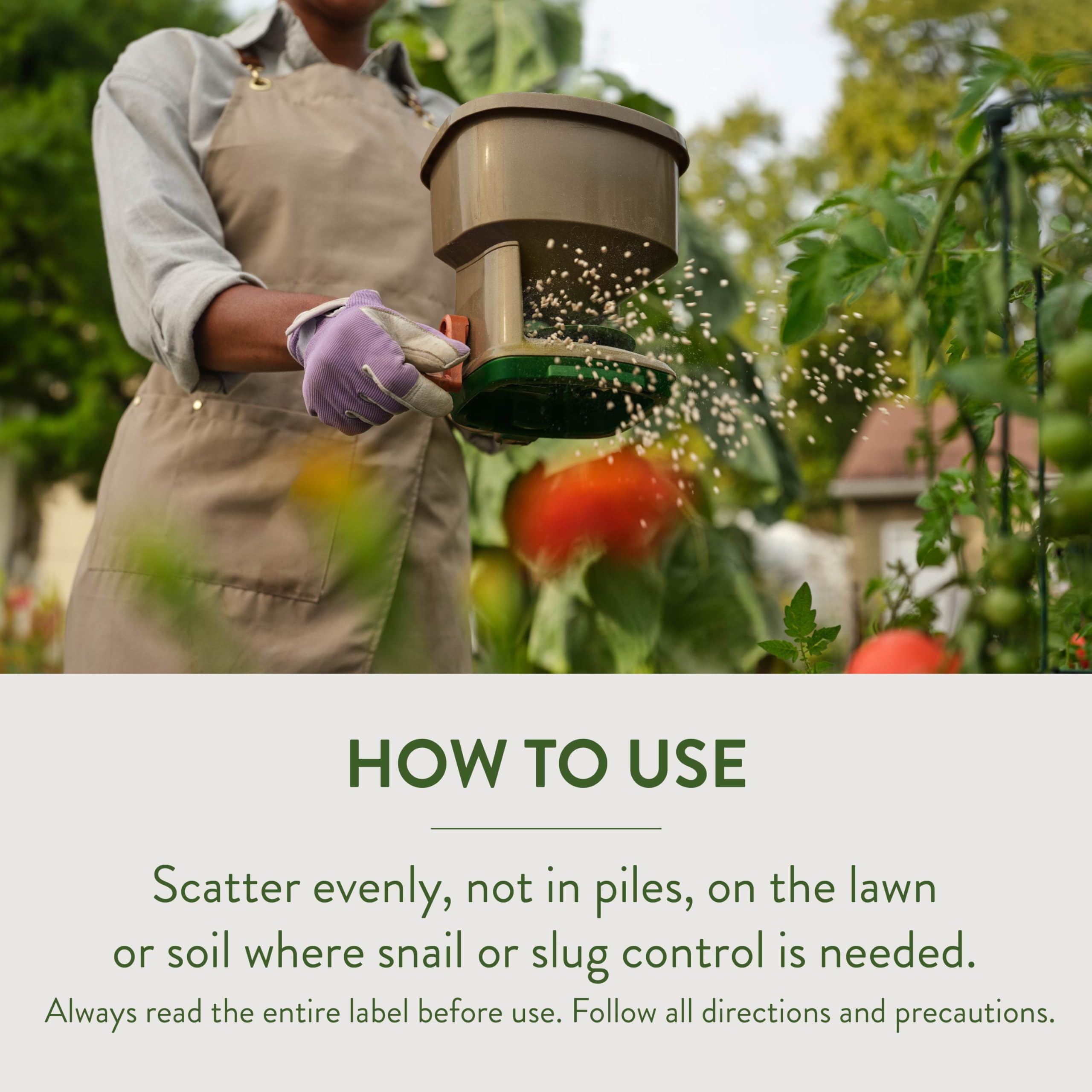 Organic gardening slug bait from Garden Safe