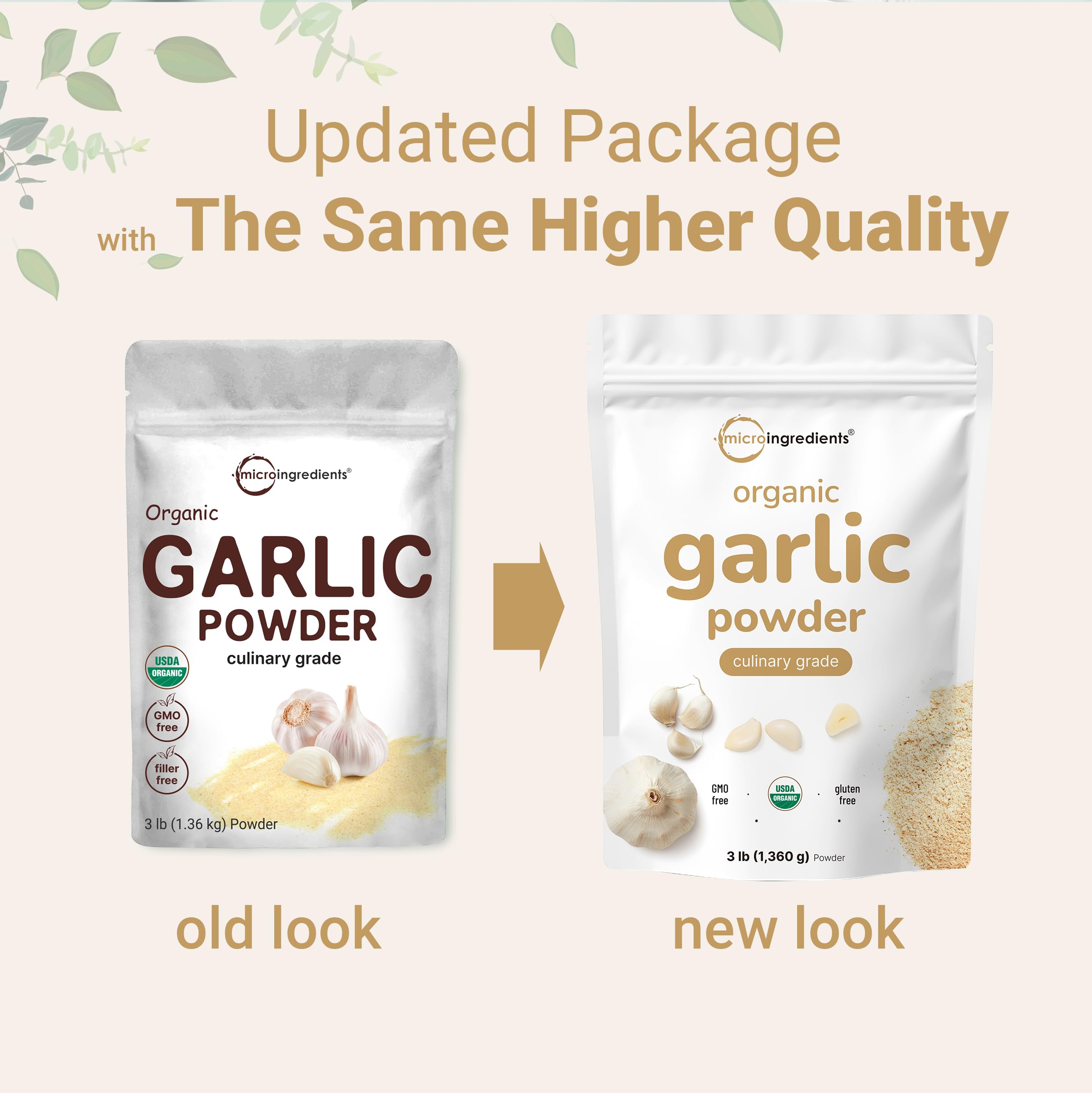 Bulk 3 lb supply provides about 1,361 servings