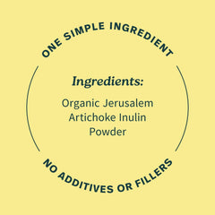 Prebiotic fiber inulin powder for gut health