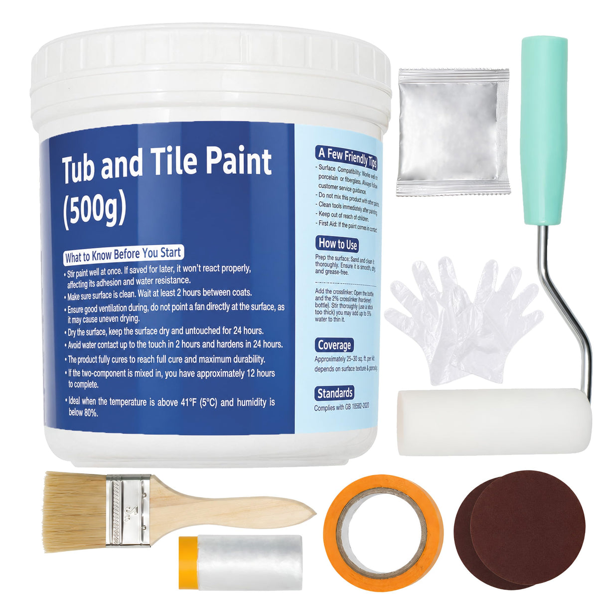 Oriflame tile paint tub refinishing kit 17.6oz box