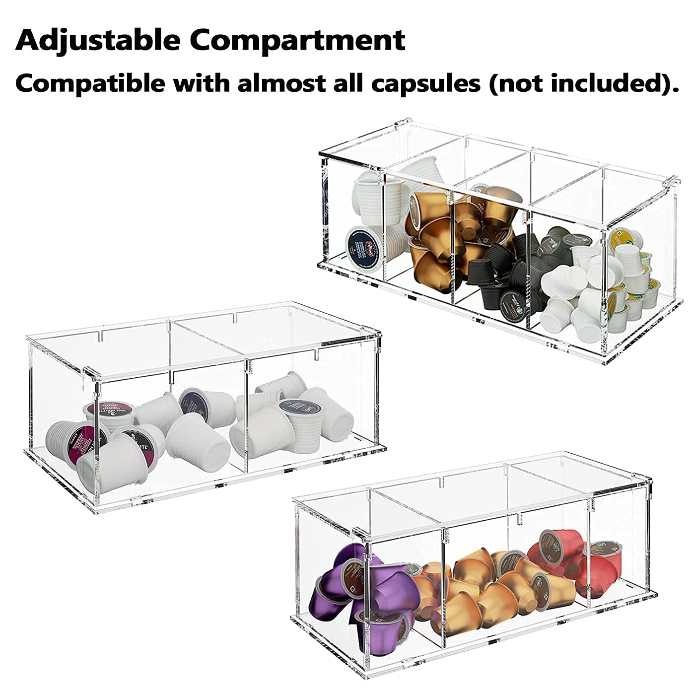 Original capsules organized in RR RAXMIN box