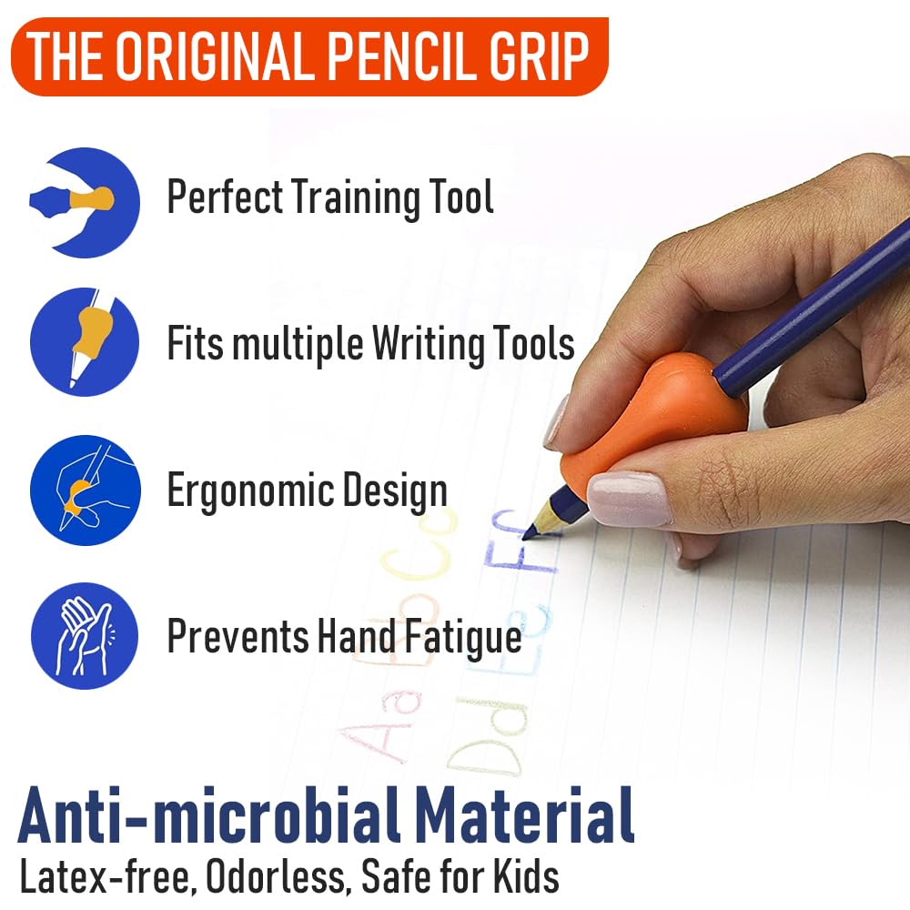 Pencil grips for classrooms homes and therapeutic settings