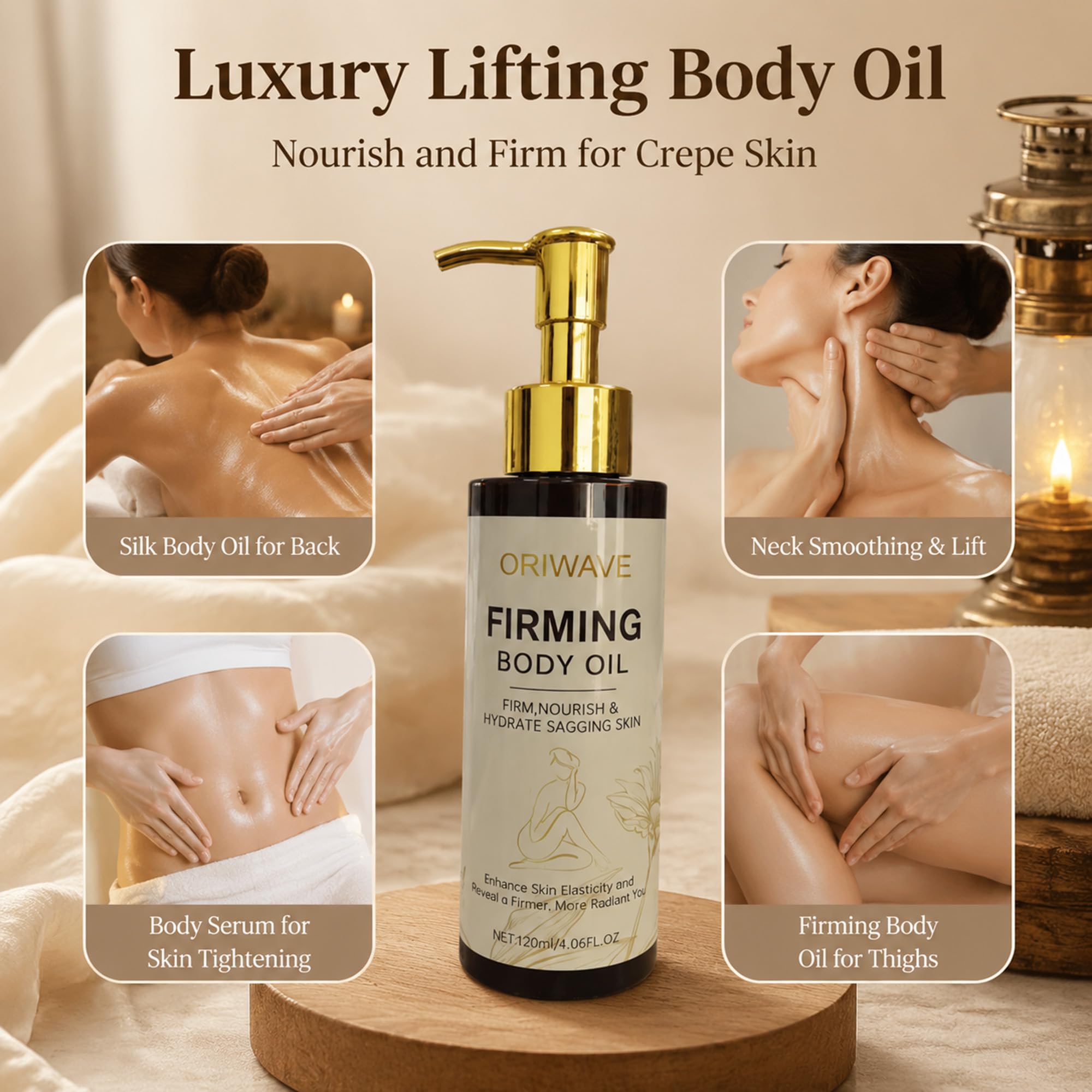 ORIWAVE After Shower Oil for Women packaging 4.06 oz