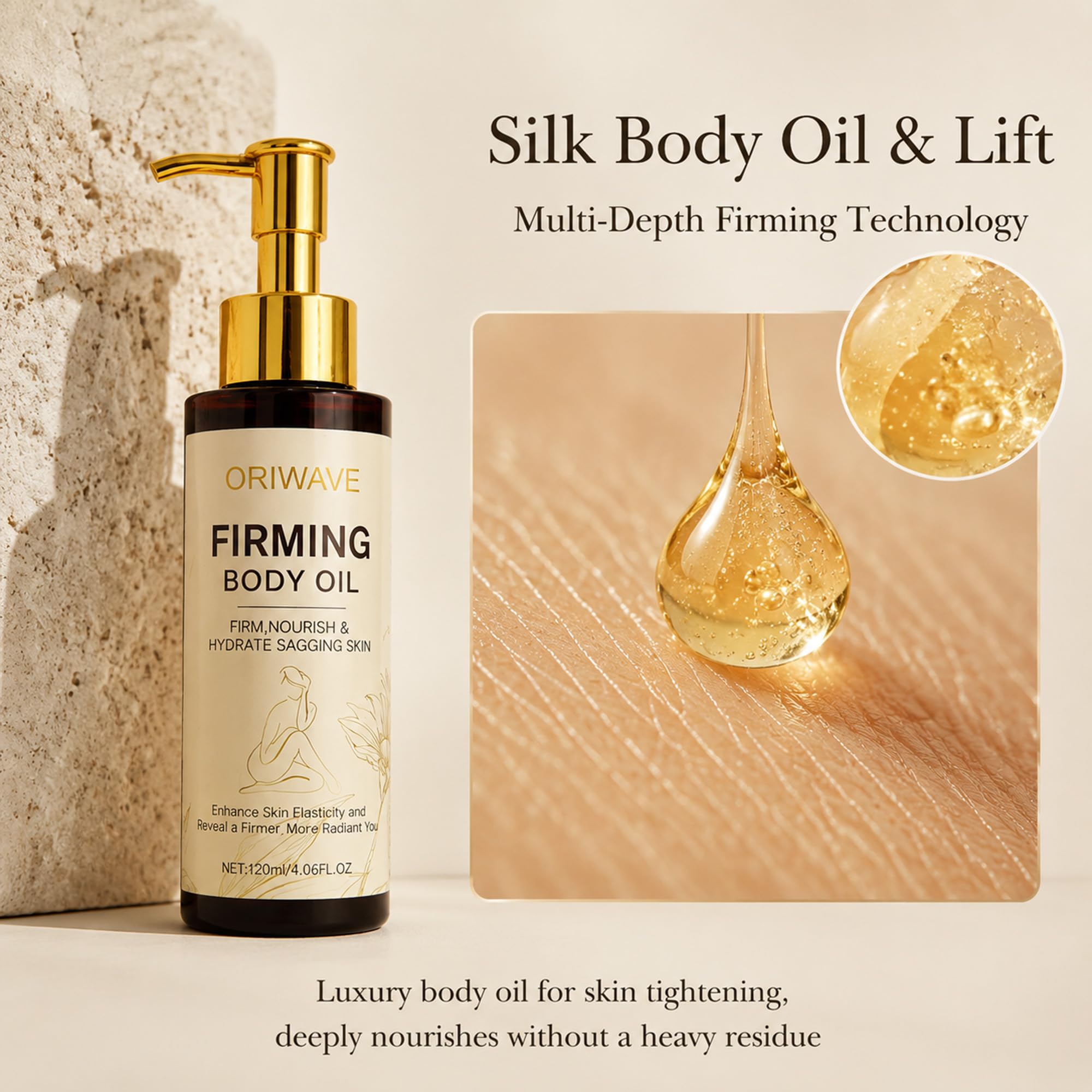 Deep hydration body oil for dry skin
