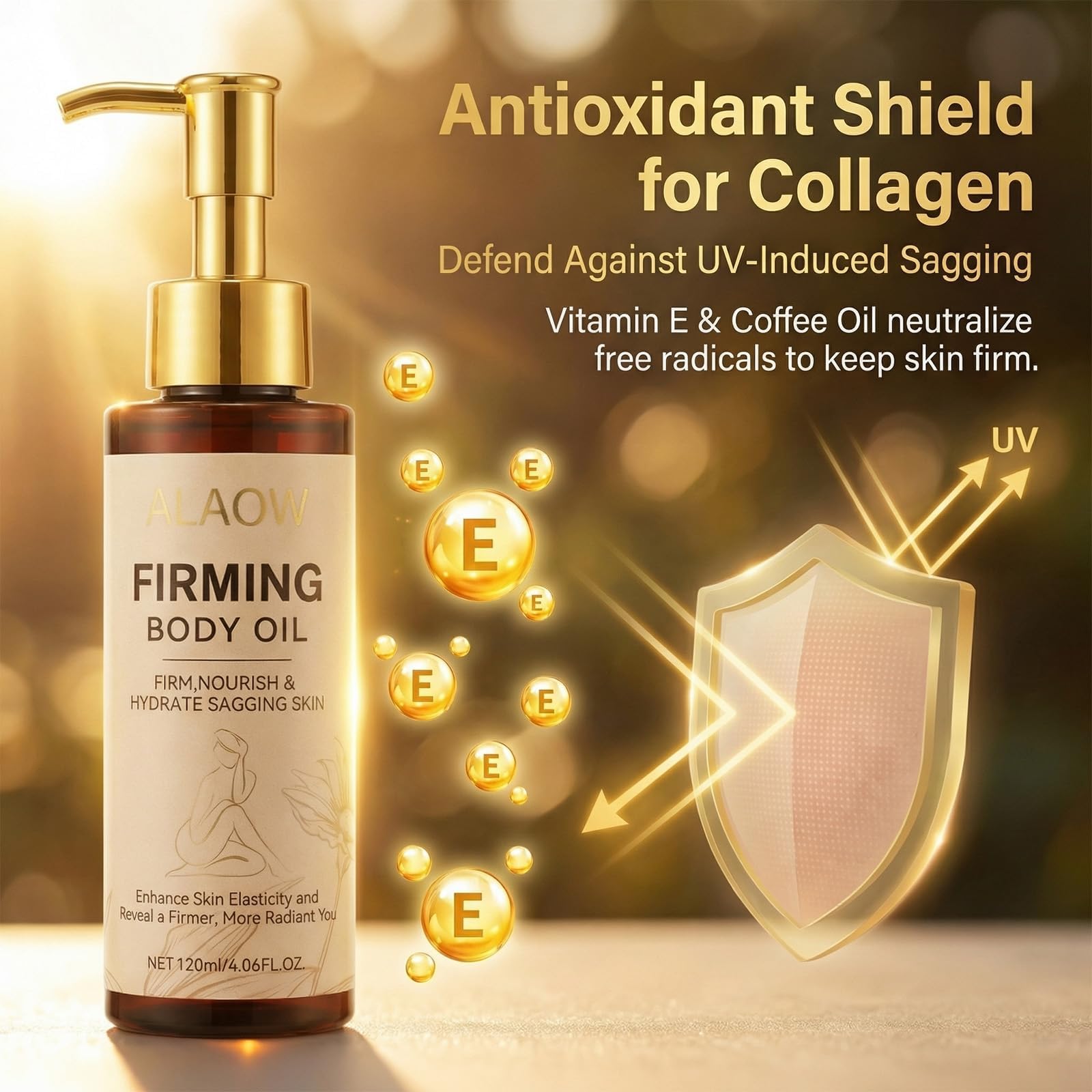 Hydrating skin care oil for dry skin ORIWAVE Firming Oil