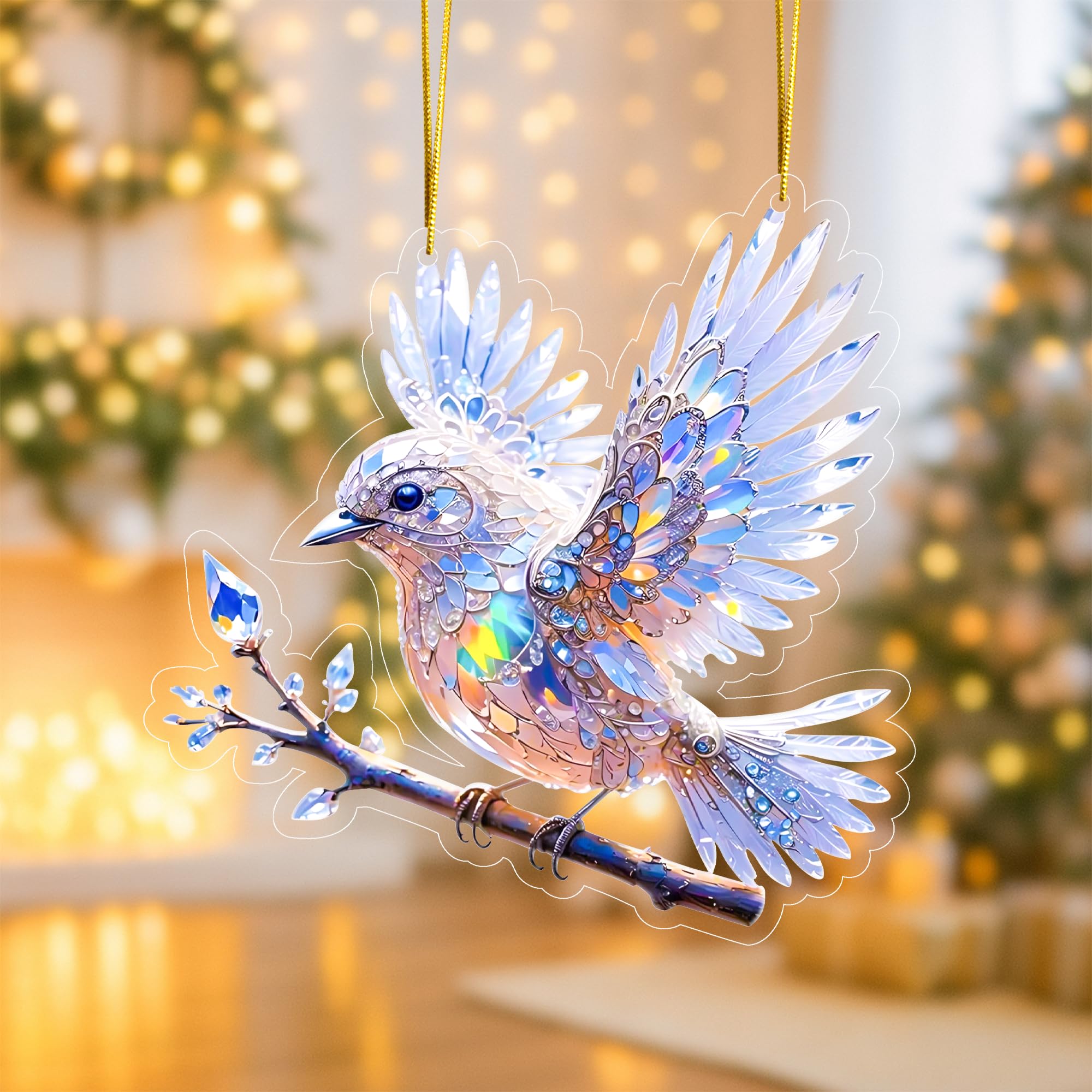 Bird from Heaven Ornament for Loss closeup