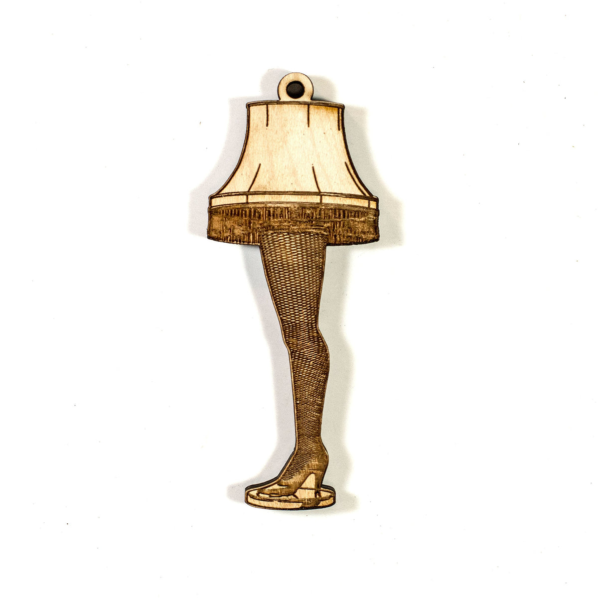 Ornament Leg Lamp Raw Wood maple material