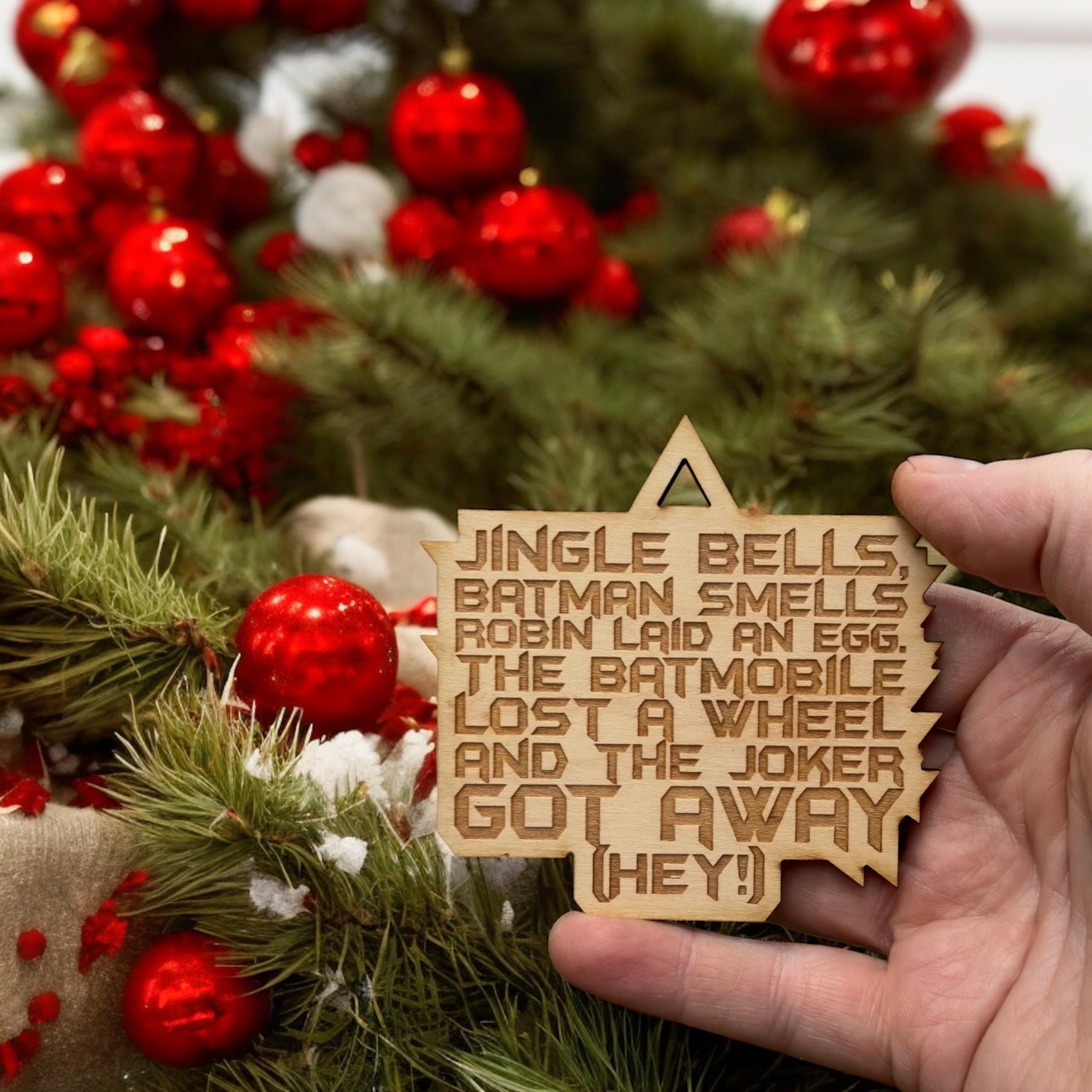 Maple wood ornament 3x3in raw finish
