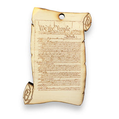Ornament Scroll We The People maple image