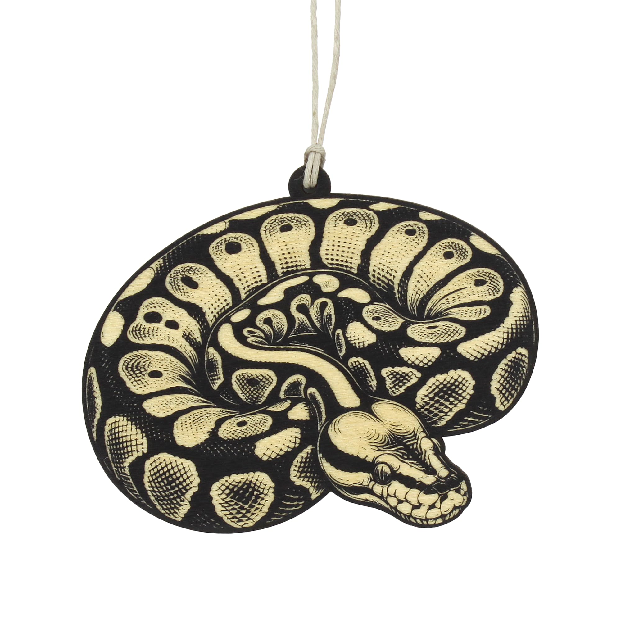 Made in U.S.A Python Snake Christmas Ornament