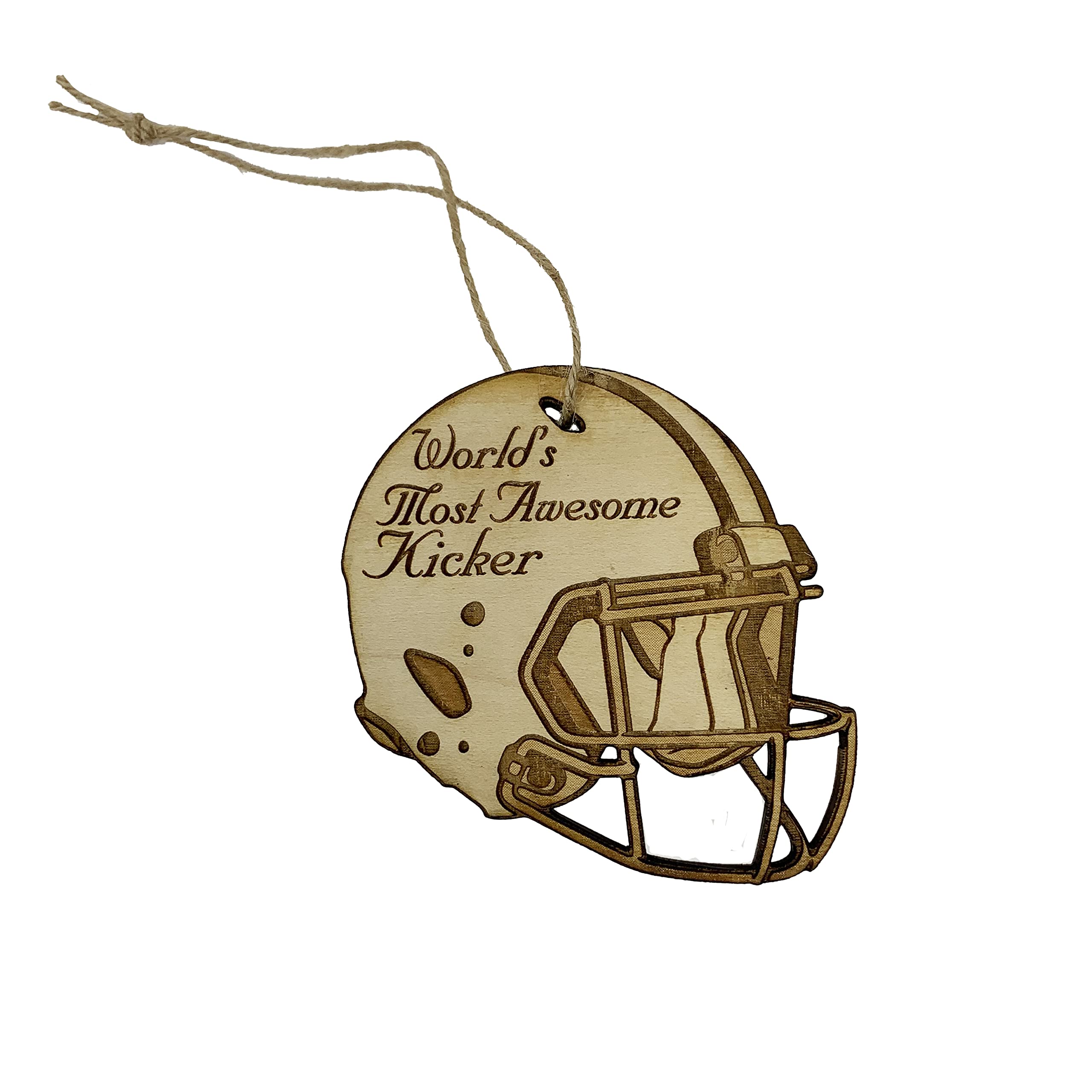 Ornament Worlds most Awesome Kicker made in Texas maple 1/4 thick
