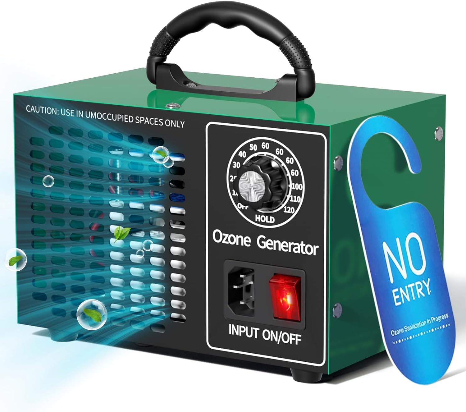 Orsithc ozone generator 68000mg-per-hour device label