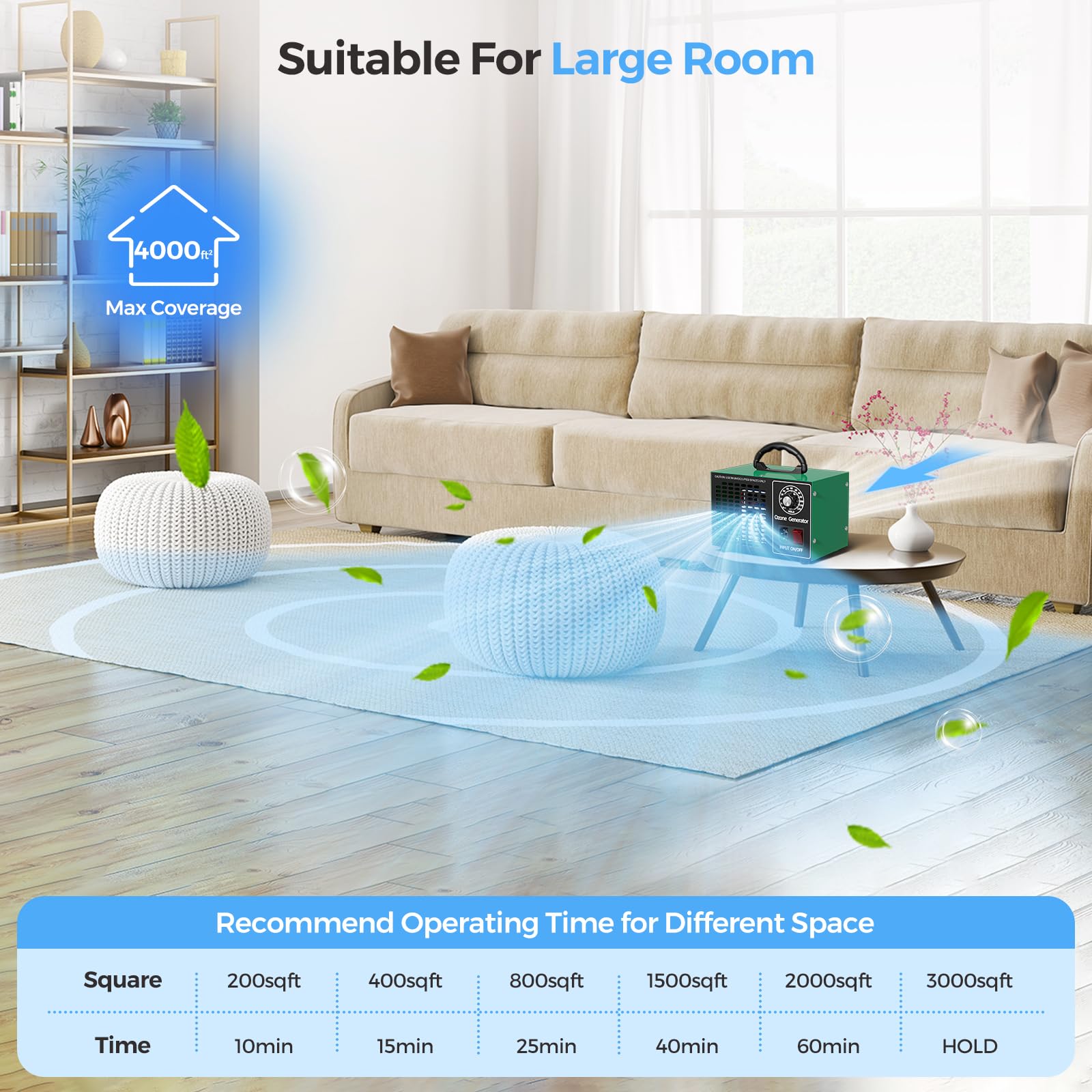 Orsithc ozone generator application scenarios enclosed spaces