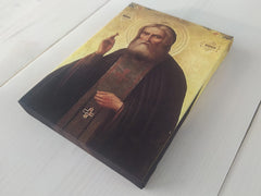 Gallery-wrapped canvas Saint Seraphim icon