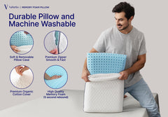 CertiPUR-US certified memory foam for lasting firmness