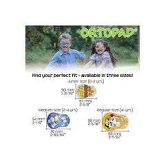 Ortopad bamboo material hypoallergenic eye patches for boys 4+ years