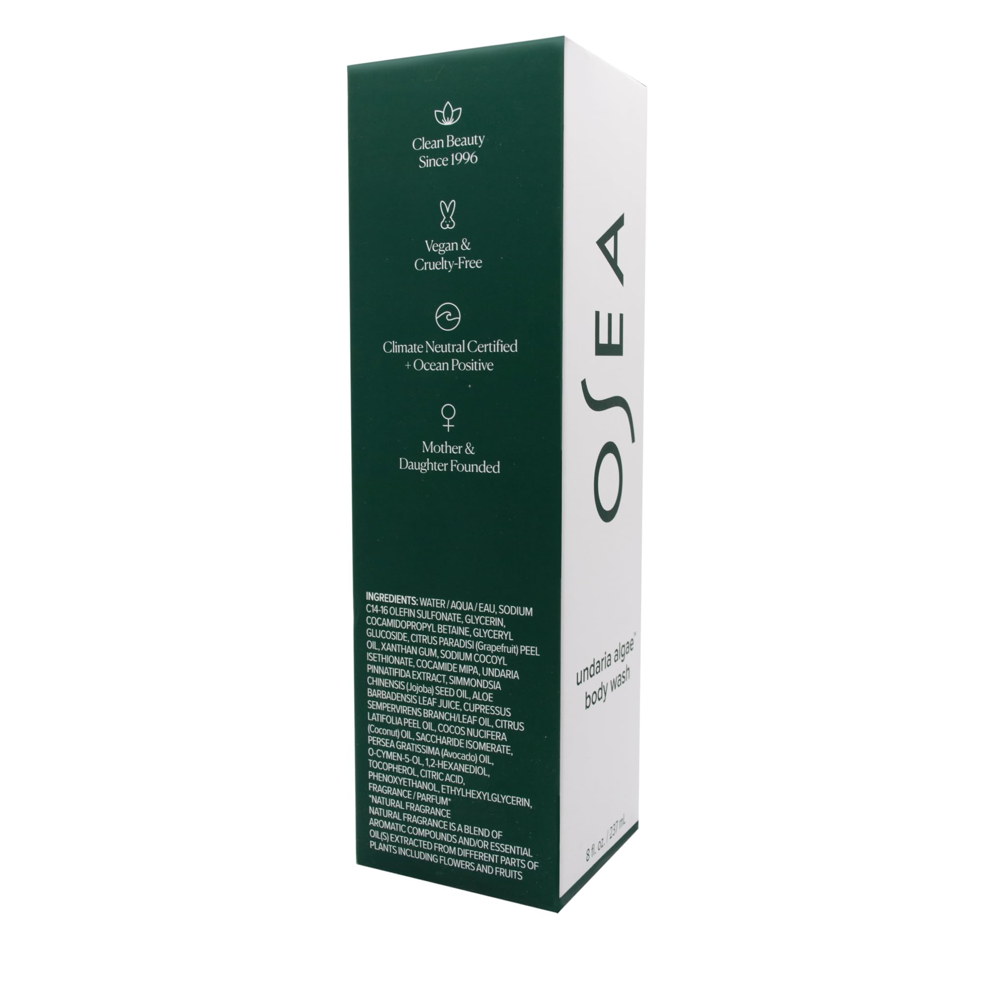 Aloe and glycerin provide lasting hydration