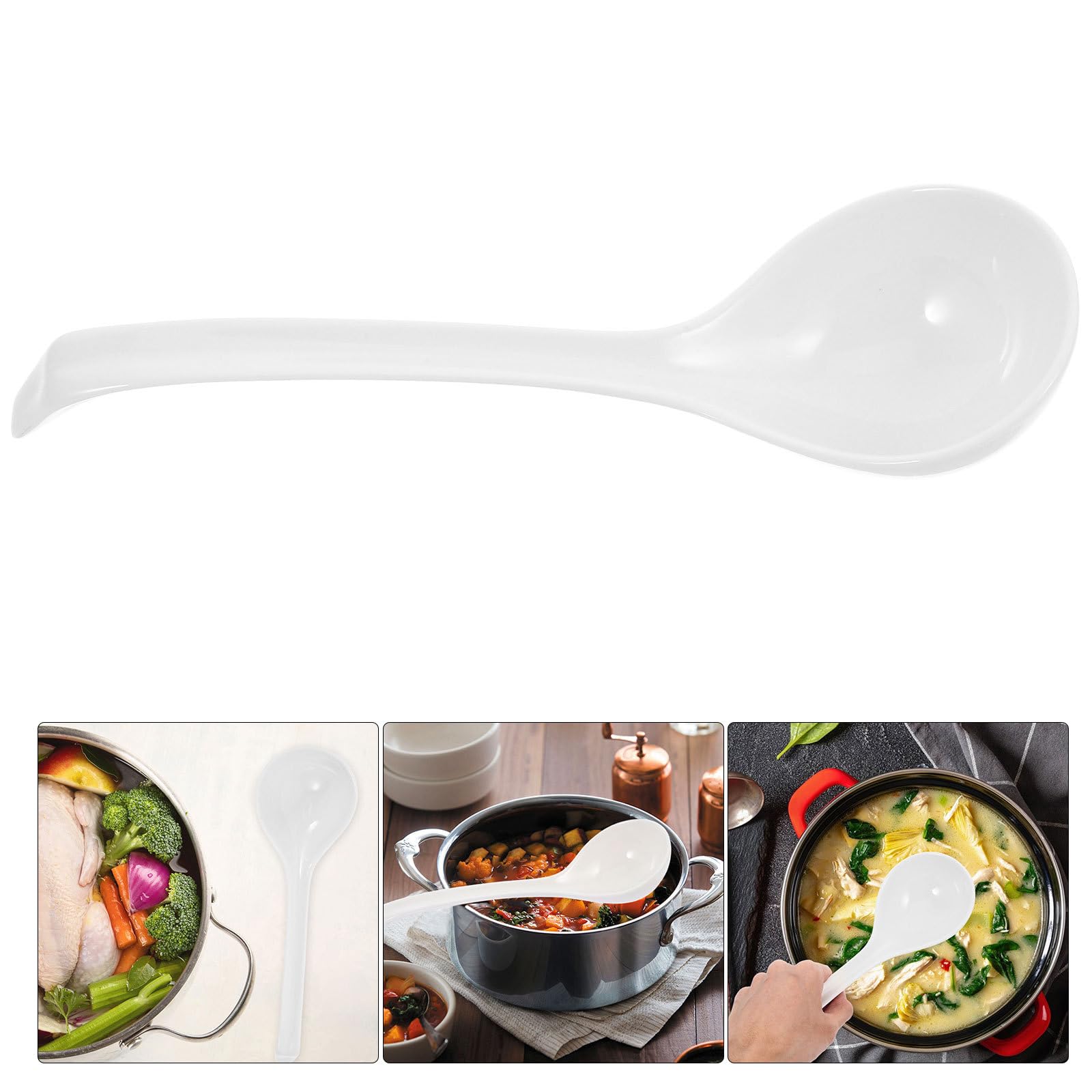Asian specialty serving ladle porcelain OSOLADY