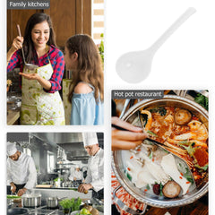 White porcelain soup ladle for dumplings OSOLADY