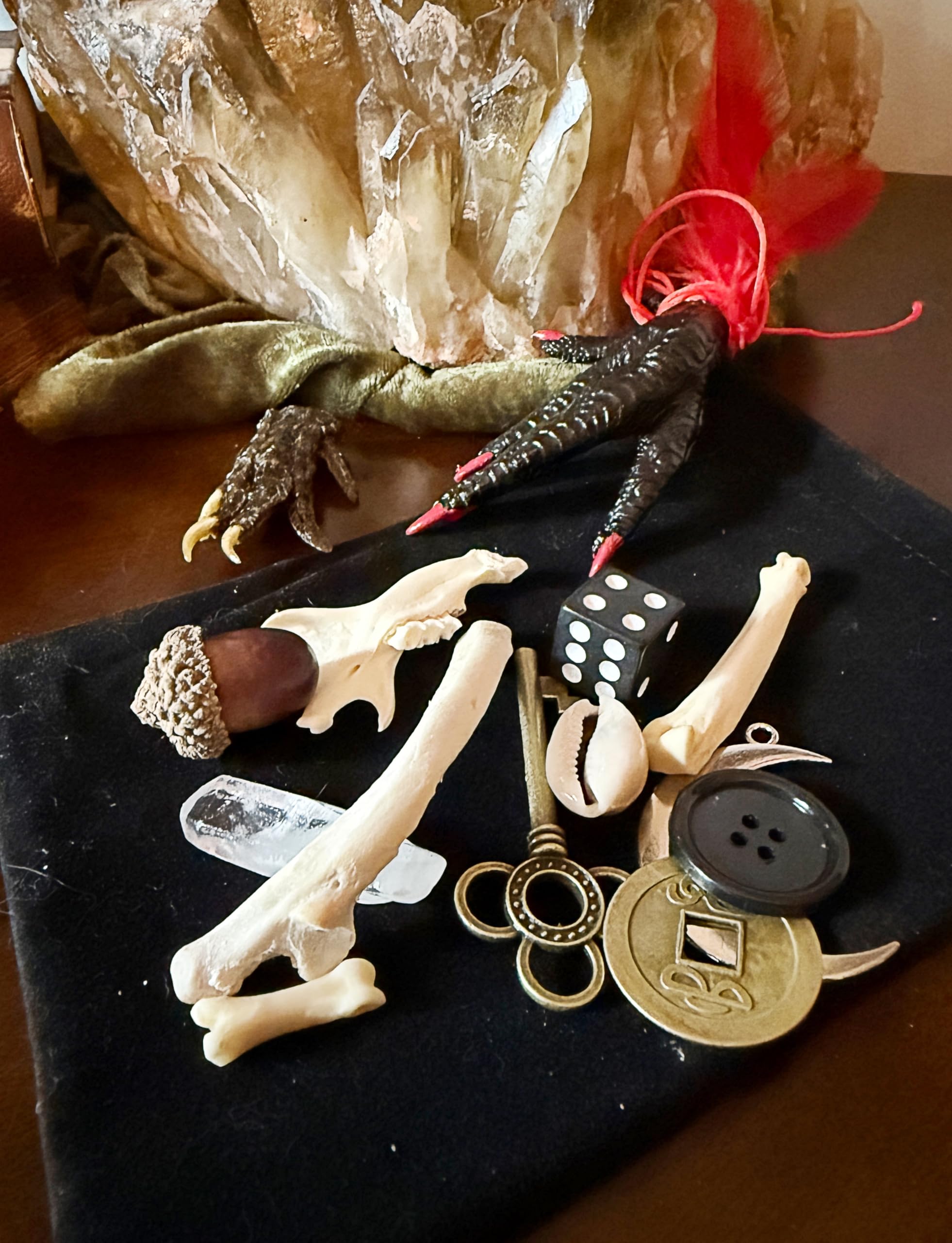 Divination meaning sheet included with kit