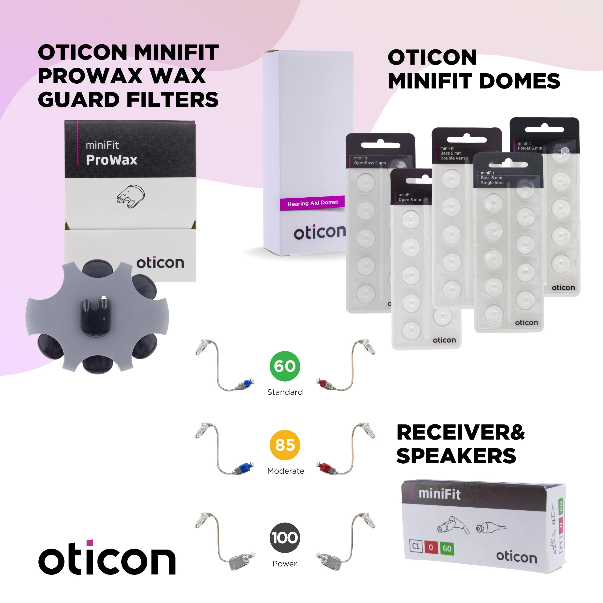 Denmark branded Oticon components for Minifit